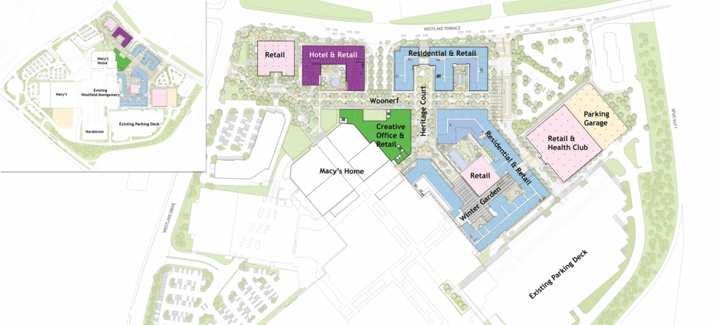 New Development Plans at Westfield Montgomery Mall